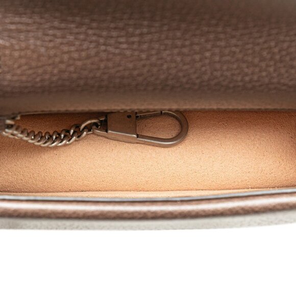 GUCCI Brown Leather Shoulder Bag - Picture 5 of 9